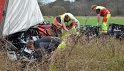 Bierlaster umgestuerzt A 3 Rich Frankfurt Hoehe AS Lohmar P043